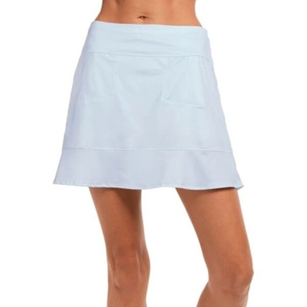 NEW Lucky in Love SMALL Endless Love Golf Skort Skirt Glacier Blue A-Line